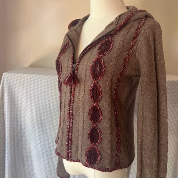 Vintage Free People Anthropologie Cardigan Sweater - Picture 2 of 12